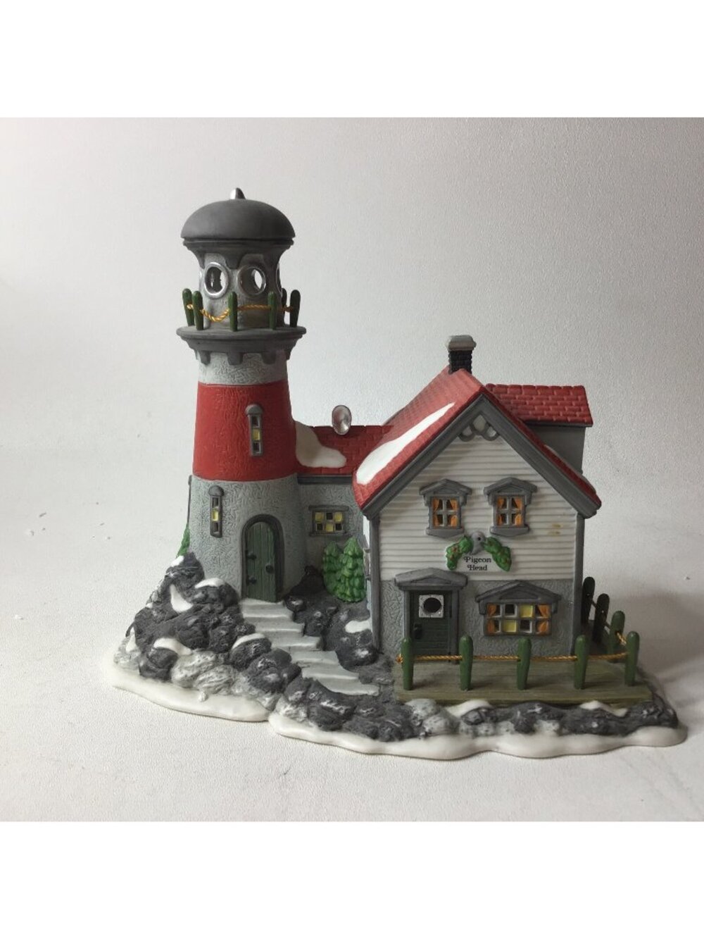 Dept 56 Heritage Village Collection New England Series Pigeonhead Lighthouse